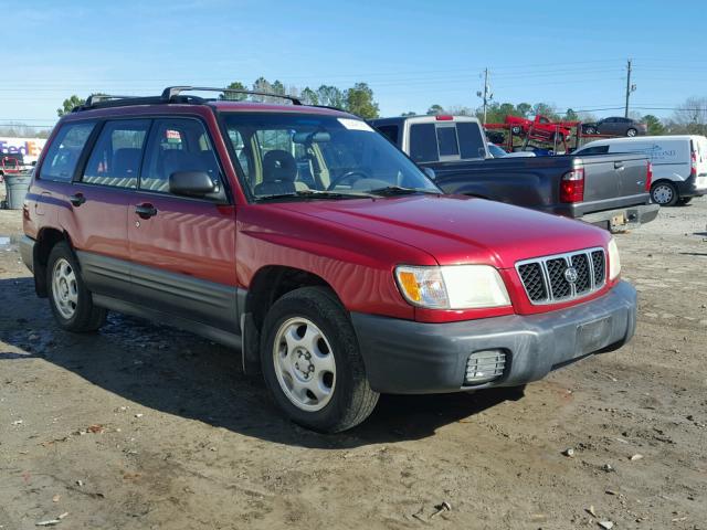 JF1SF63551G740272 - 2001 SUBARU FORESTER L RED photo 1