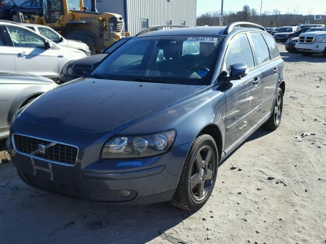 YV1MJ682172285369 - 2007 VOLVO V50 T5 BLUE photo 2