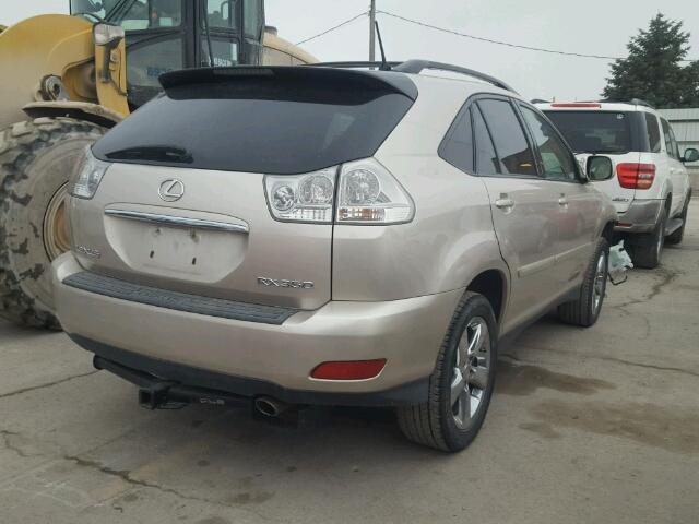 2T2HK31U37C019007 - 2007 LEXUS RX 350 GOLD photo 4