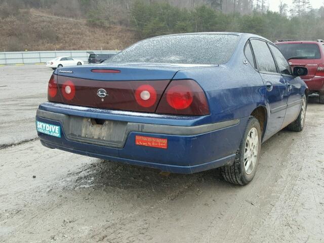2G1WF52E939120980 - 2003 CHEVROLET IMPALA 蓝色 照片 4