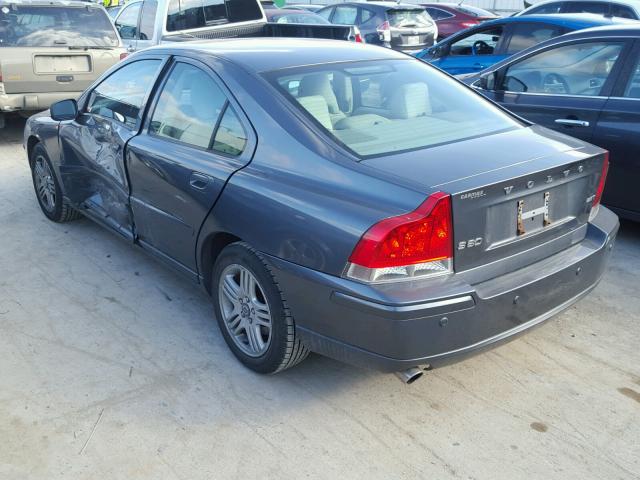 YV1RS592292729843 - 2009 VOLVO S60 2.5T GRAY photo 3