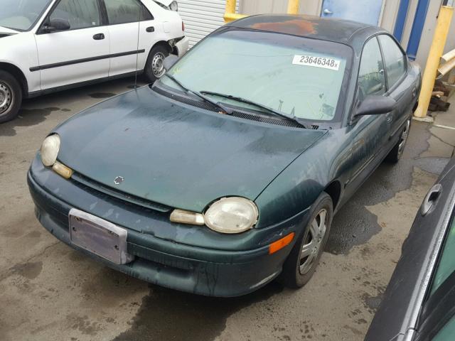 1B3ES47C4WD540655 - 1998 DODGE NEON HIGHL GREEN photo 2