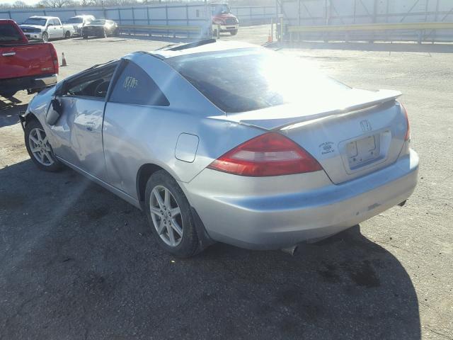 1HGCM82623A010871 - 2003 HONDA ACCORD EX SILVER photo 3