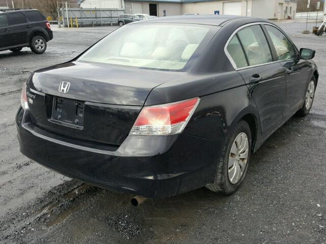 1HGCP2F32AA045105 - 2010 HONDA ACCORD LX BLACK photo 4