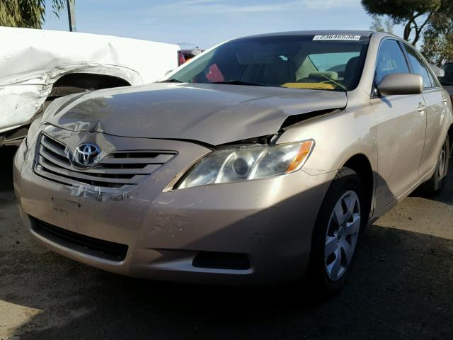 4T1BE46K99U914890 - 2009 TOYOTA CAMRY BASE GOLD photo 2