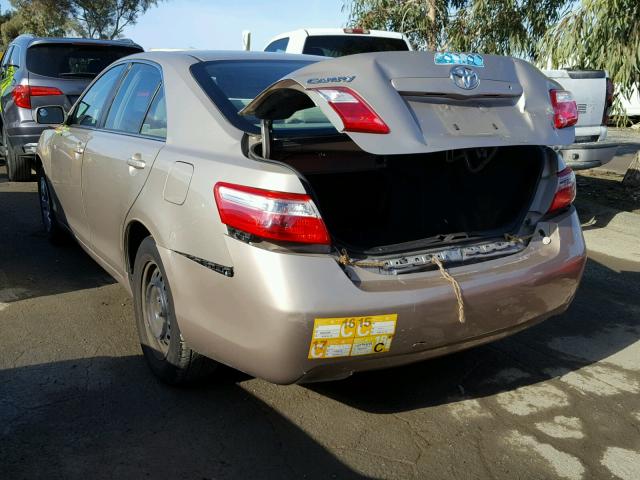 4T1BE46K99U914890 - 2009 TOYOTA CAMRY BASE GOLD photo 3