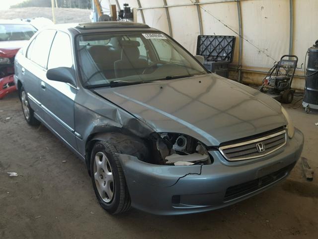 1HGEJ8649YL005303 - 2000 HONDA CIVIC EX ტალღისფერი ფოტო 1