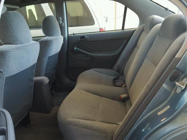 1HGEJ8649YL005303 - 2000 HONDA CIVIC EX ტალღისფერი ფოტო 6