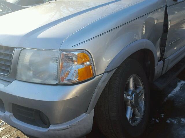 1FMZU63K52ZC86465 - 2002 FORD EXPLORER X SILVER photo 9