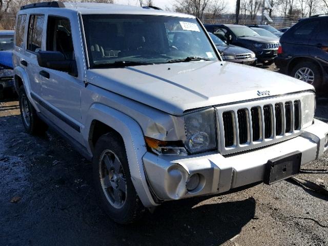 1J8HG48N86C188675 - 2006 JEEP COMMANDER SILVER photo 1