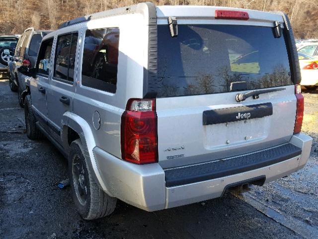 1J8HG48N86C188675 - 2006 JEEP COMMANDER SILVER photo 3