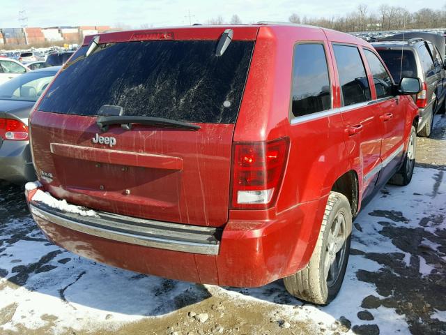 1J4HR58N26C102228 - 2006 JEEP GRAND CHER RED photo 4