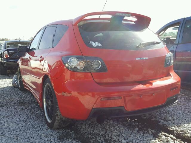 JM1BK34L181866577 - 2008 MAZDA SPEED 3 RED photo 3