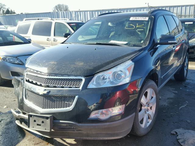 1GNEV33D29S127414 - 2009 CHEVROLET TRAVERSE L BLACK photo 2