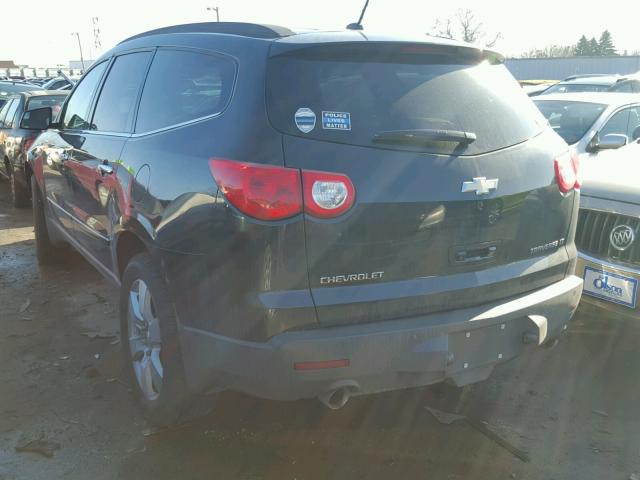 1GNEV33D29S127414 - 2009 CHEVROLET TRAVERSE L BLACK photo 3