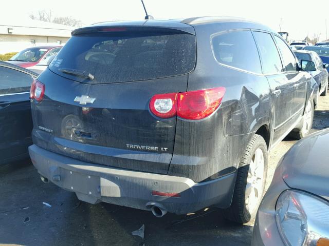 1GNEV33D29S127414 - 2009 CHEVROLET TRAVERSE L BLACK photo 4