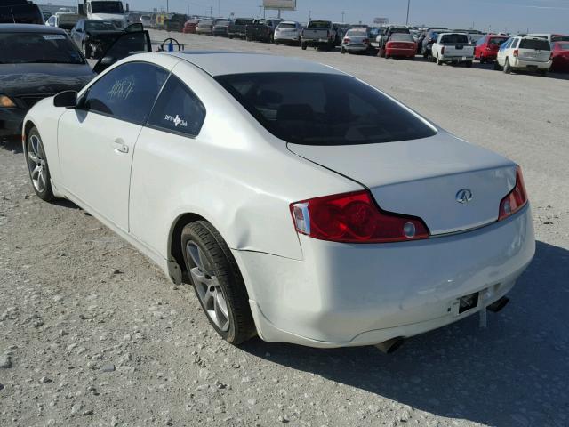 JNKCV54E15M409818 - 2005 INFINITI G35 WHITE photo 3