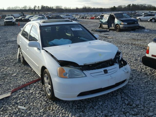 2HGES26723H558465 - 2003 HONDA CIVIC EX WHITE photo 1