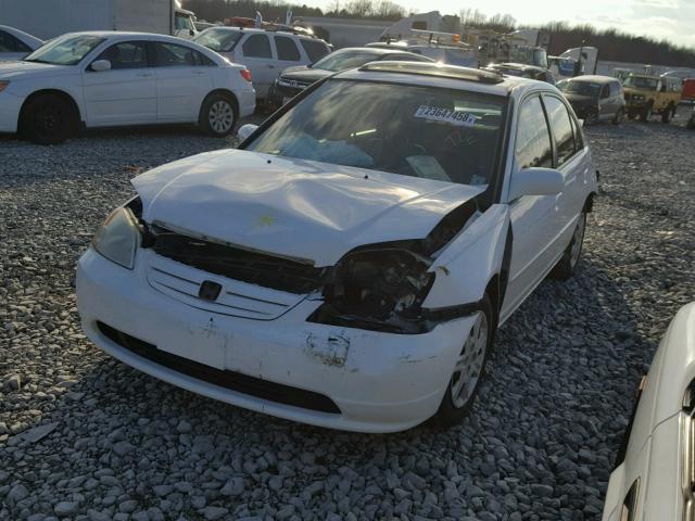 2HGES26723H558465 - 2003 HONDA CIVIC EX WHITE photo 2