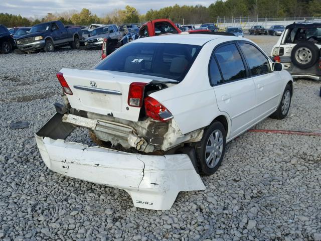 2HGES26723H558465 - 2003 HONDA CIVIC EX WHITE photo 4