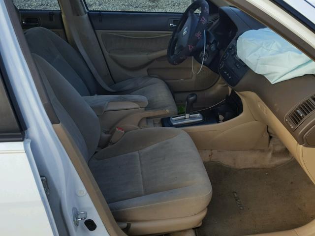 2HGES26723H558465 - 2003 HONDA CIVIC EX თეთრი ფოტო 5