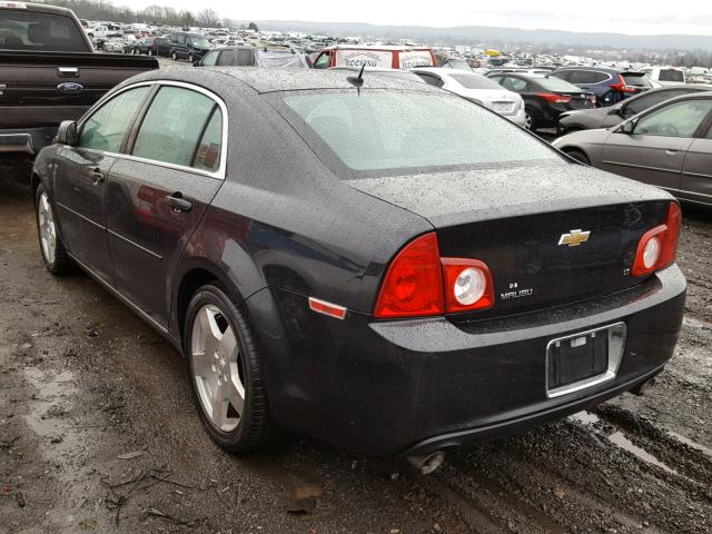 1G1ZJ577794172898 - 2009 CHEVROLET MALIBU 2LT BLACK photo 3