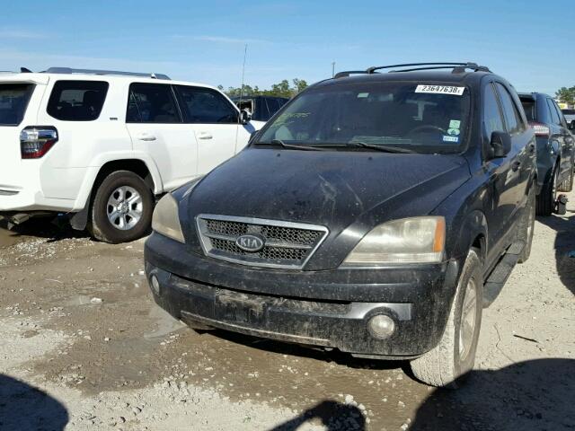 KNDJD733465608347 - 2006 KIA SORENTO EX BLACK photo 2