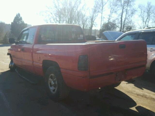 3B7HC13Y2SM186304 - 1995 DODGE RAM 1500 RED photo 3