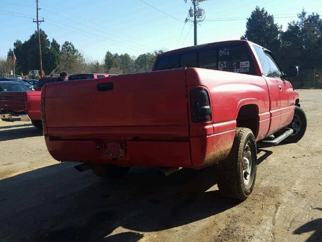 3B7HC13Y2SM186304 - 1995 DODGE RAM 1500 RED photo 4