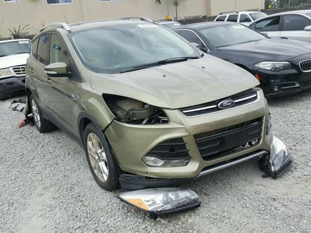 1FMCU9J96EUA35267 - 2014 FORD ESCAPE TIT GREEN photo 1