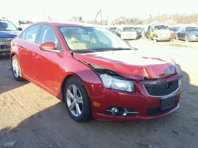 1G1PG5SC7C7351135 - 2012 CHEVROLET CRUZE LT RED photo 1