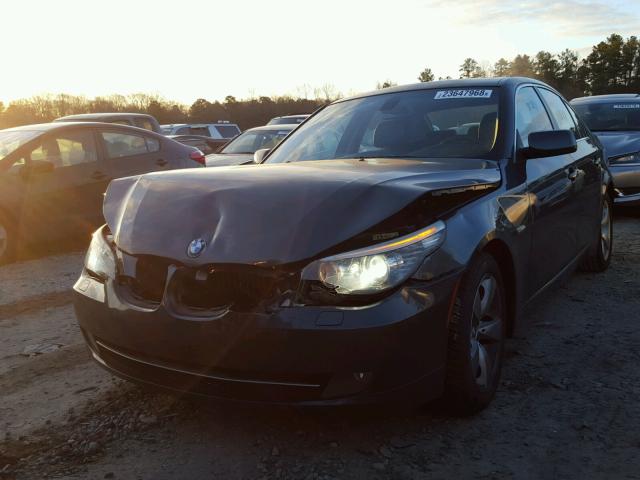 WBANU53588CT12394 - 2008 BMW 528 I GRAY photo 2