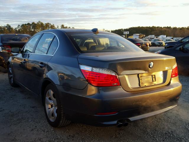 WBANU53588CT12394 - 2008 BMW 528 I GRAY photo 3