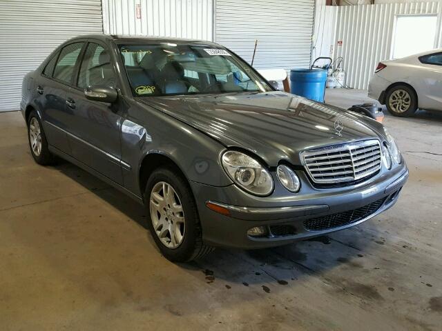 WDBUF56J36A808129 - 2006 MERCEDES-BENZ E 350 GRAY photo 1