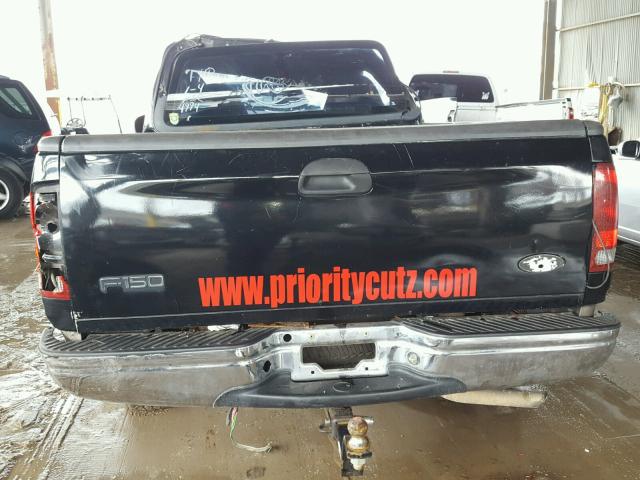 1FTRF17202NB84994 - 2002 FORD F150 BLACK photo 9