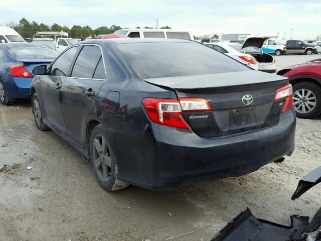 4T1BF1FK8CU130381 - 2012 TOYOTA CAMRY BASE BLACK photo 3