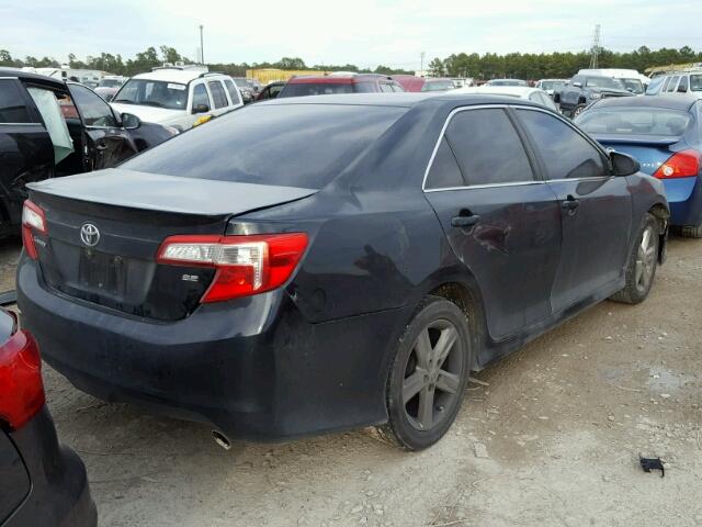 4T1BF1FK8CU130381 - 2012 TOYOTA CAMRY BASE BLACK photo 4