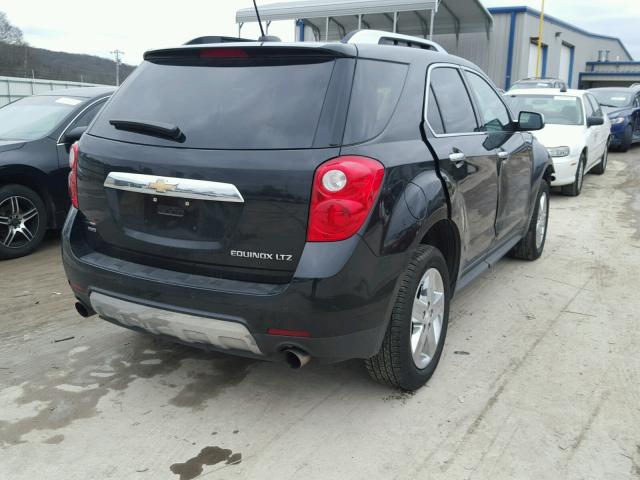 2GNFLHE37F6395353 - 2015 CHEVROLET EQUINOX LT BLACK photo 4