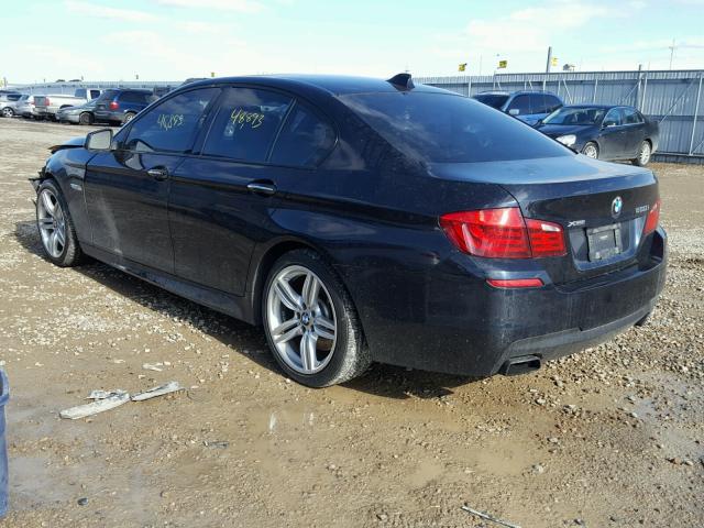 WBAFU9C59DDY72425 - 2013 BMW 550 XI BLACK photo 3