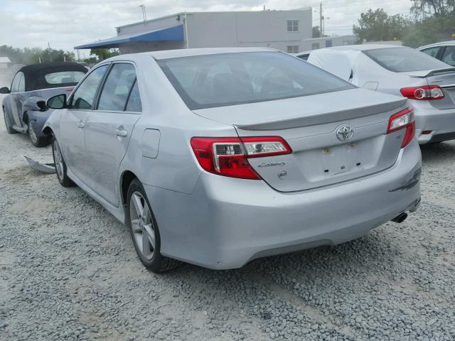 4T1BF1FK3EU327879 - 2014 TOYOTA CAMRY L SILVER photo 3