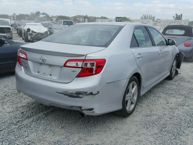 4T1BF1FK3EU327879 - 2014 TOYOTA CAMRY L SILVER photo 4