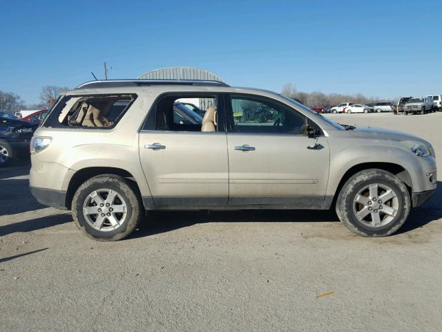 5GZER23D09J118285 - 2009 SATURN OUTLOOK XR თაფლისფერი ფოტო 9