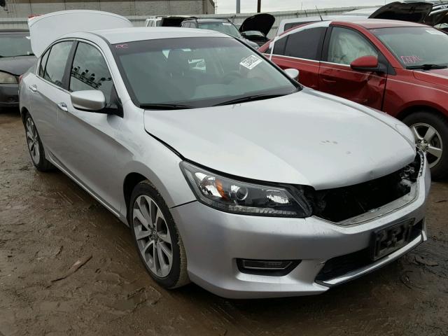 1HGCR2F50DA039576 - 2013 HONDA ACCORD SPO SILVER photo 1