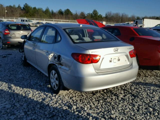 KMHDU46D78U574375 - 2008 HYUNDAI ELANTRA GL SILVER photo 3