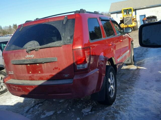 1J8GR48K49C551442 - 2009 JEEP GRAND CHER RED photo 4