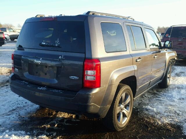 1C4NJPFA4ED715486 - 2014 JEEP PATRIOT LA GRAY photo 4