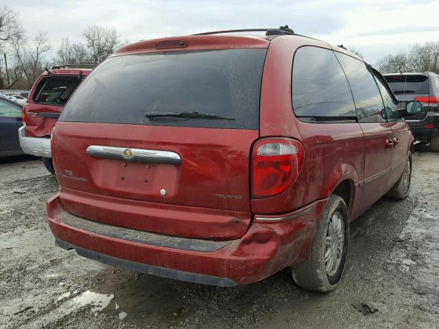 2C4GP54L35R445941 - 2005 CHRYSLER TOWN & COU RED photo 4