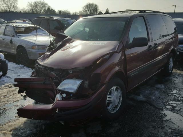 1GNDX03E53D199457 - 2003 CHEVROLET VENTURE MAROON photo 2