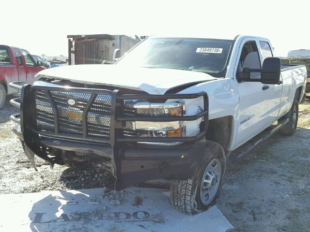 1GC2CUEG8FZ126009 - 2015 CHEVROLET SILVERADO WHITE photo 2