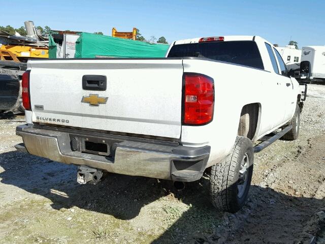 1GC2CUEG8FZ126009 - 2015 CHEVROLET SILVERADO WHITE photo 4